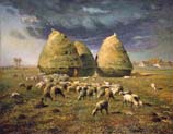 haystacks autumn